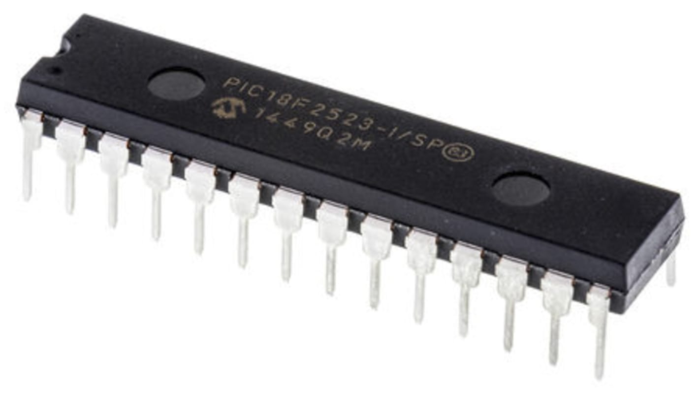 Microchip Mikrocontroller PIC18F PIC 8bit THT 32 KB SPDIP 28-Pin 40MHz 1536 kB RAM