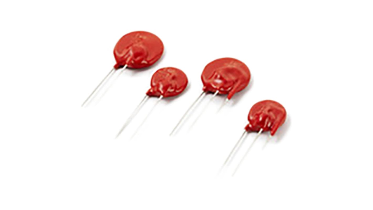 Varistor Littelfuse TMOV, tensión de ruptura 682V, 300J, 700pF, dim. 28 (Dia.) x 31mm, paso 8.5mm