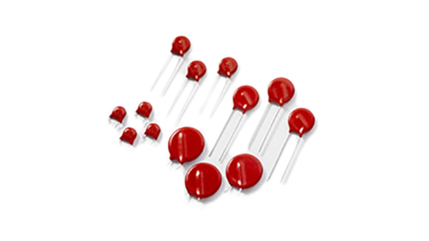 Littelfuse LA Metalloxid-Varistor, 150pF, 275V, 150V, 13J, Metall / 10A, 1200A max., mm, Ø 7mm, 12mm, L. 32mm