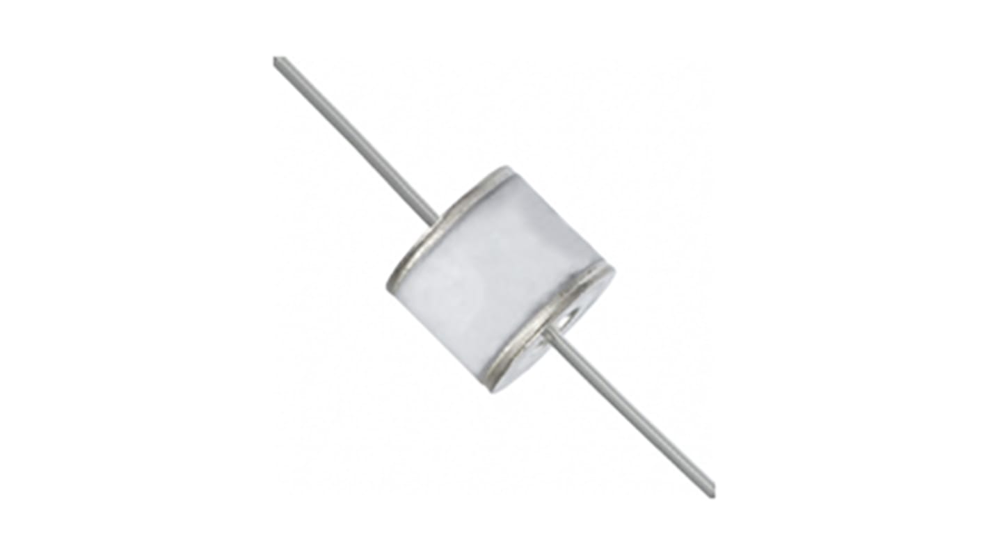 Littelfuse CG2 Gasentladungsableiter, 2 Elektroden Gasentladungsrohr, 500A, 1000V, Impuls 400V, +90°C, Axial, 8.1