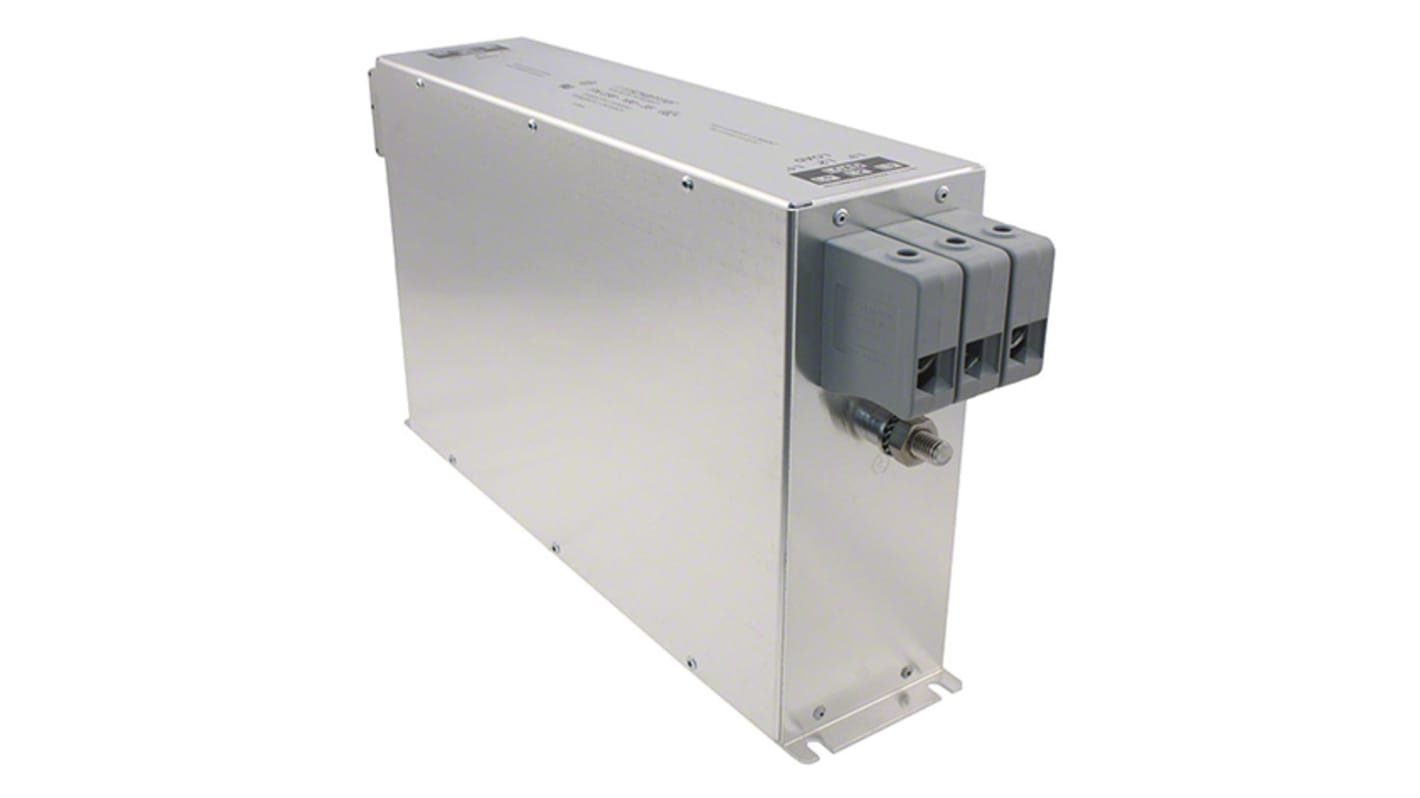 Schaffner, FN2070 10A 110 V ac, 250 V ac DC → 400Hz, Chassis Mount RFI Filter, Tab, Single Phase