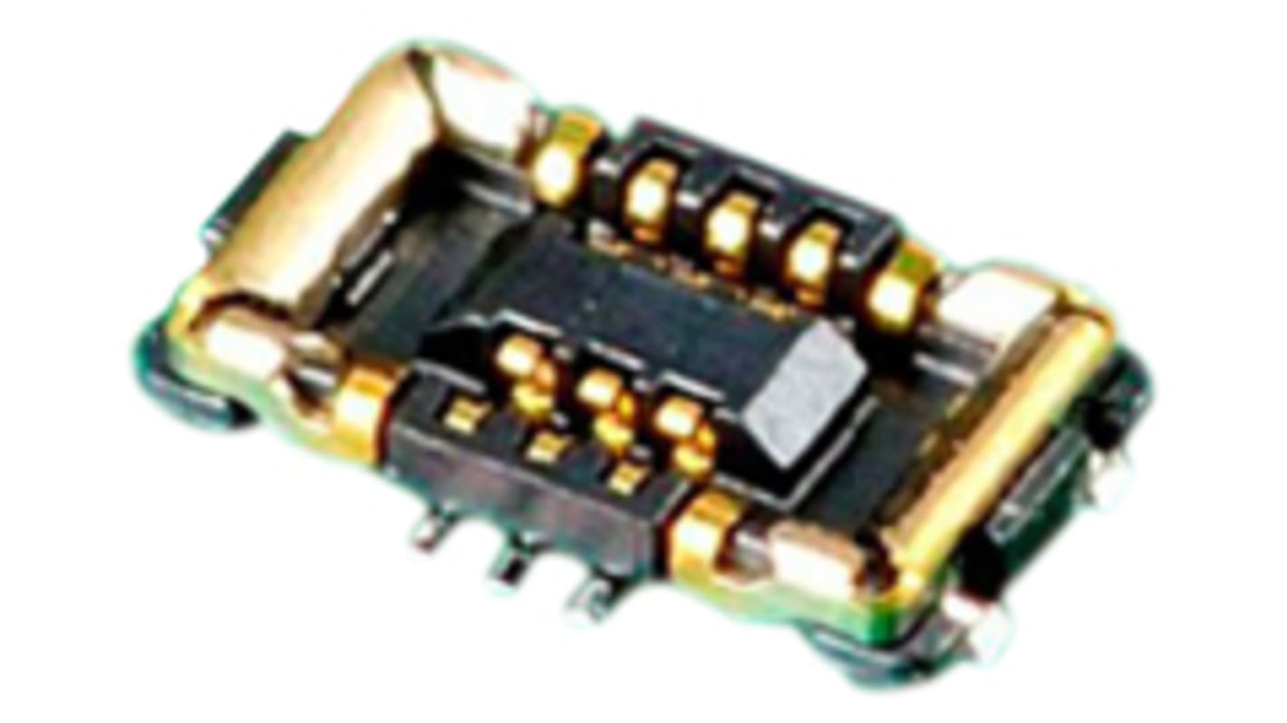 Molex SlimStack Armor Series Straight Surface Mount PCB Header, 6 Contact(s), 0.35mm Pitch, 2 Row(s), Shrouded