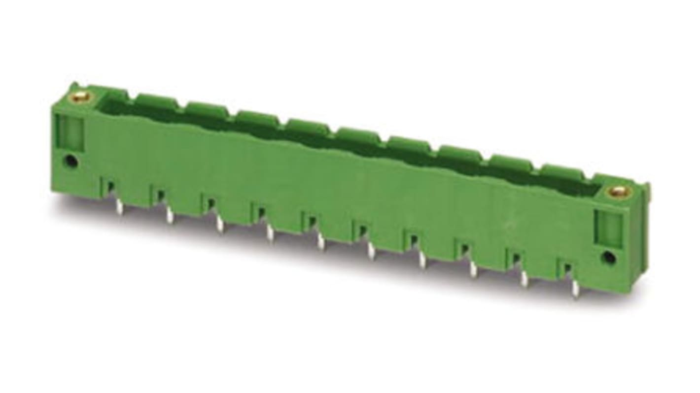 Borne enchufable para PCB Phoenix Contact serie GMSTBV 2.5/ 5-GF-7.62 de 5 vías, paso 7.62mm, para soldar