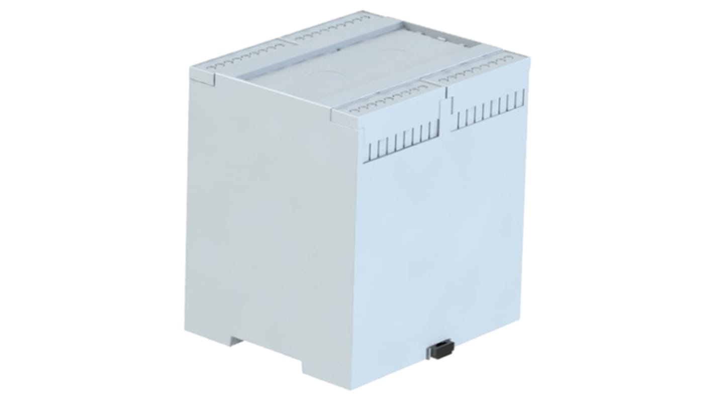 CAMDENBOSS Solid Top Enclosure Type CDIB Series , 114 x 106.2 x 90mm, Polycarbonate DIN Rail Enclosure Kit