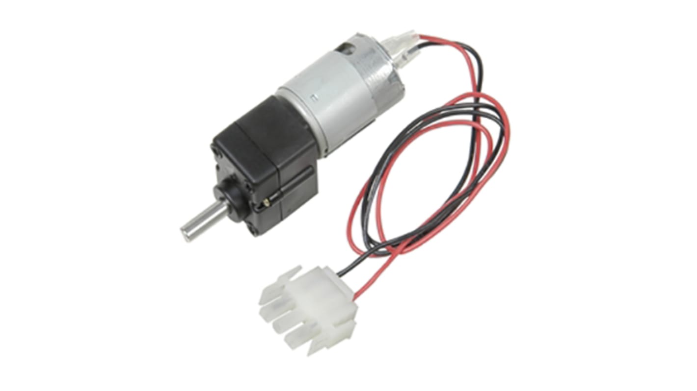 Nidec Brushed Geared DC Geared Motor, 2.84 W, 24 V dc, 50 Ncm, 65 rpm, 6mm Shaft Diameter