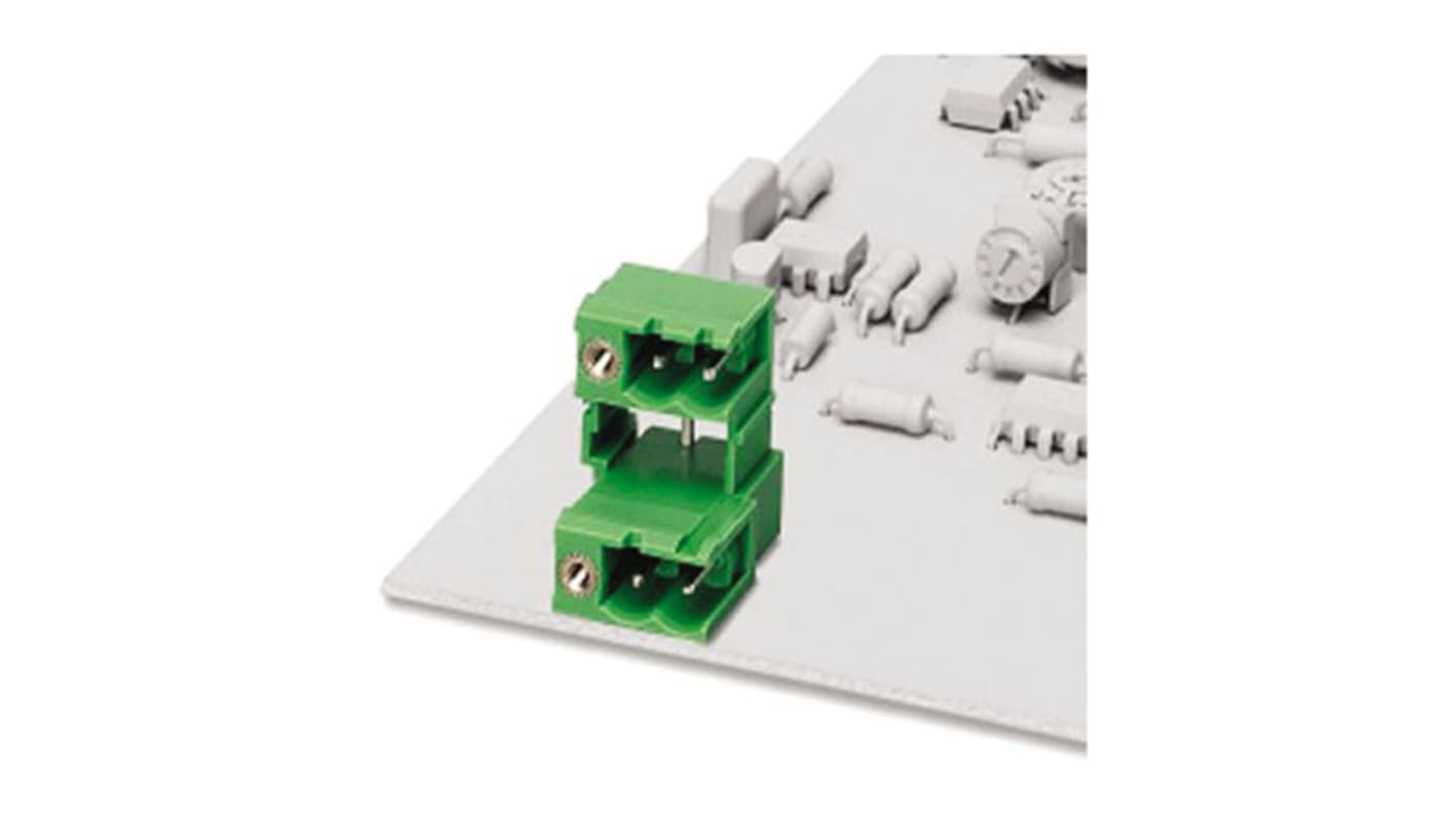 Phoenix Contact 5.08mm Pitch 14 Way Pluggable Terminal Block, Header, Solder Termination