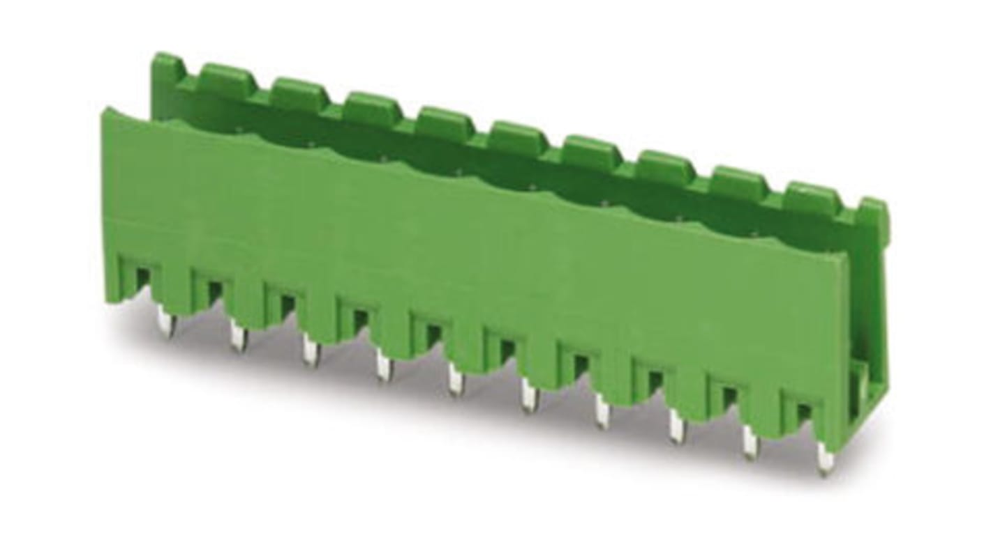 Phoenix Contact 5.0mm Pitch 15 Way Pluggable Terminal Block, Header, Solder Termination