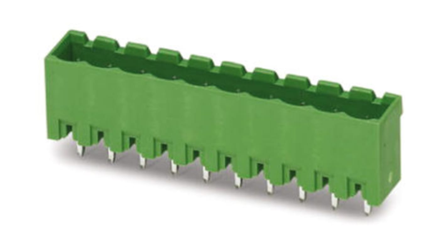 Phoenix Contact 5.0mm Pitch 20 Way Pluggable Terminal Block, Header, Solder Termination