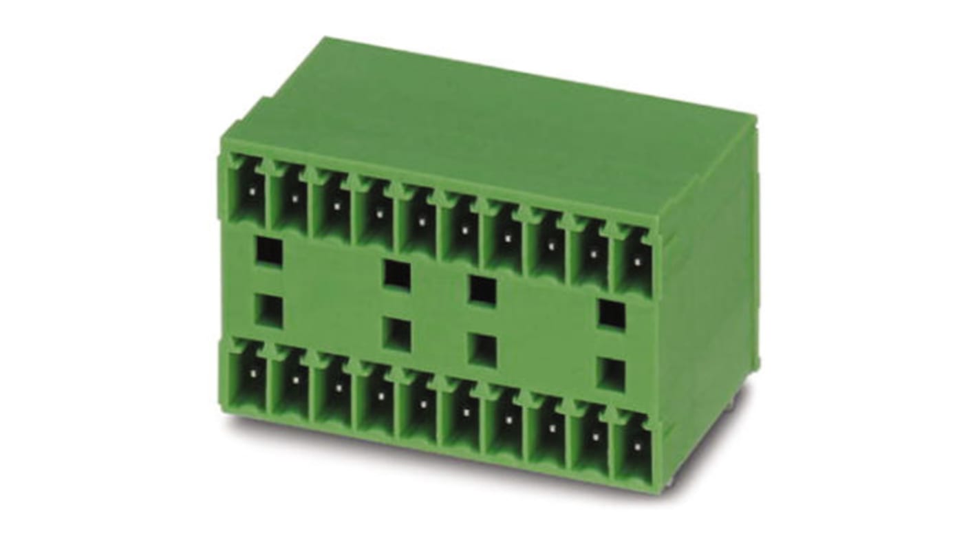 Phoenix Contact 3.81mm Pitch 13 Way Pluggable Terminal Block, Header, Solder Termination