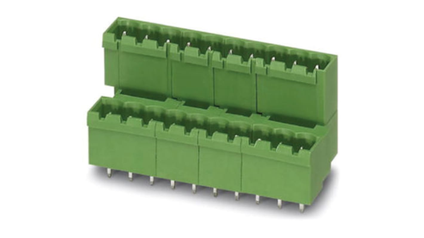1845840 | Phoenix Contact 5.0mm Pitch 8 Way Pluggable Terminal Block ...