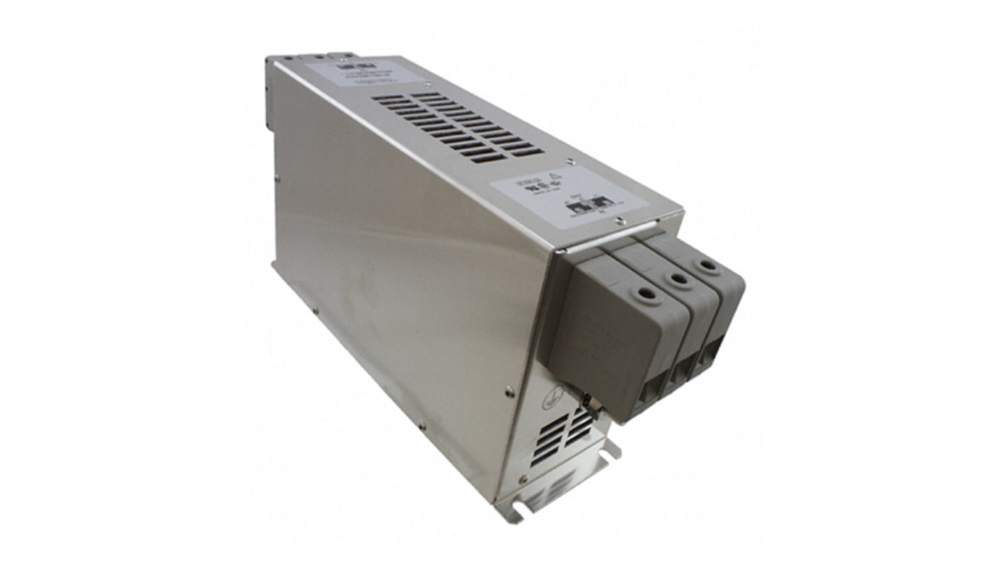 Schaffner, FN258 180A 3 x 480/277 V ac 0 → 60Hz, Chassis Mount RFI Filter, Wire Lead 3 Phase