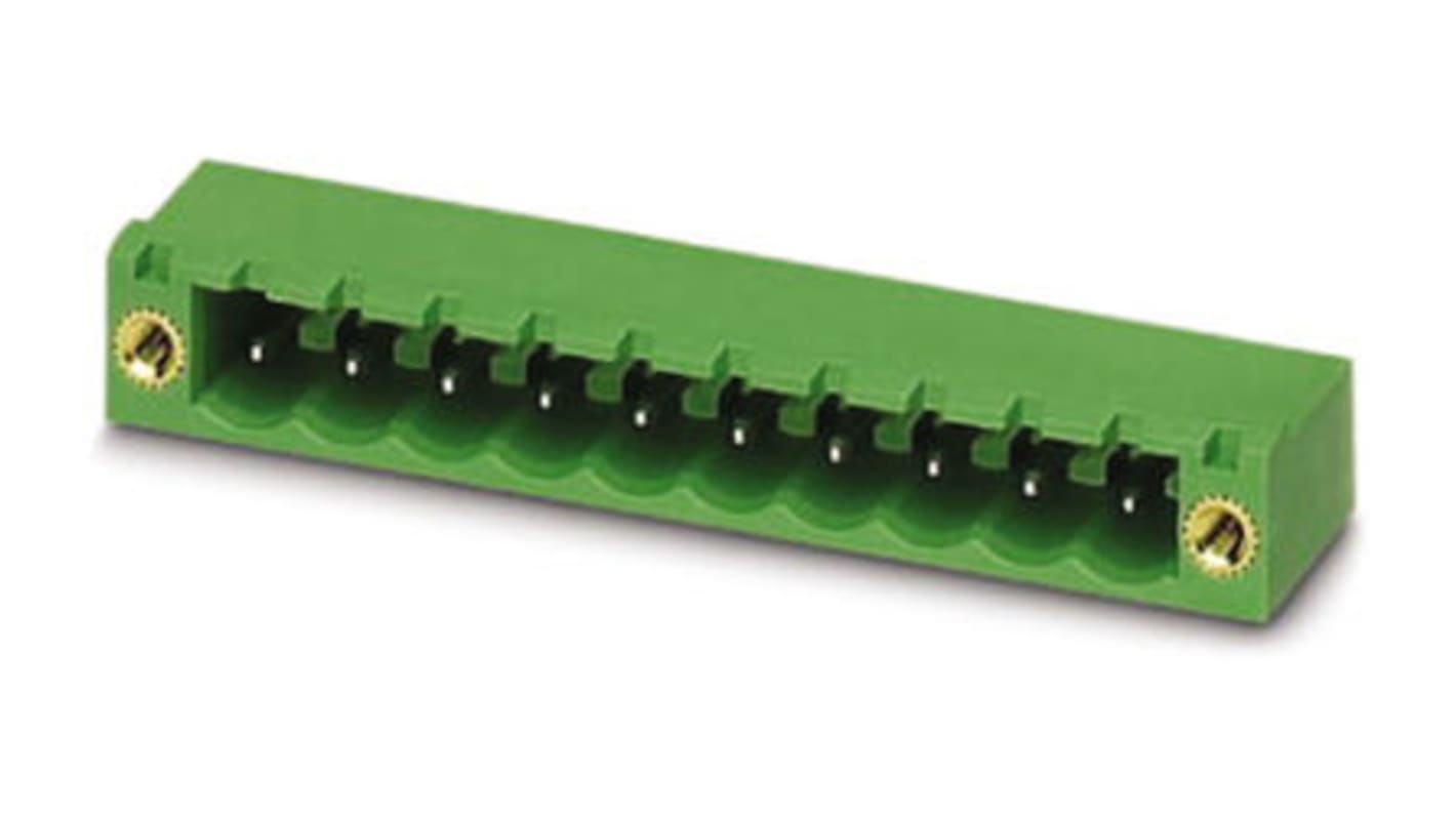 Phoenix Contact 5.08mm Pitch 13 Way Pluggable Terminal Block, Header, Solder Termination