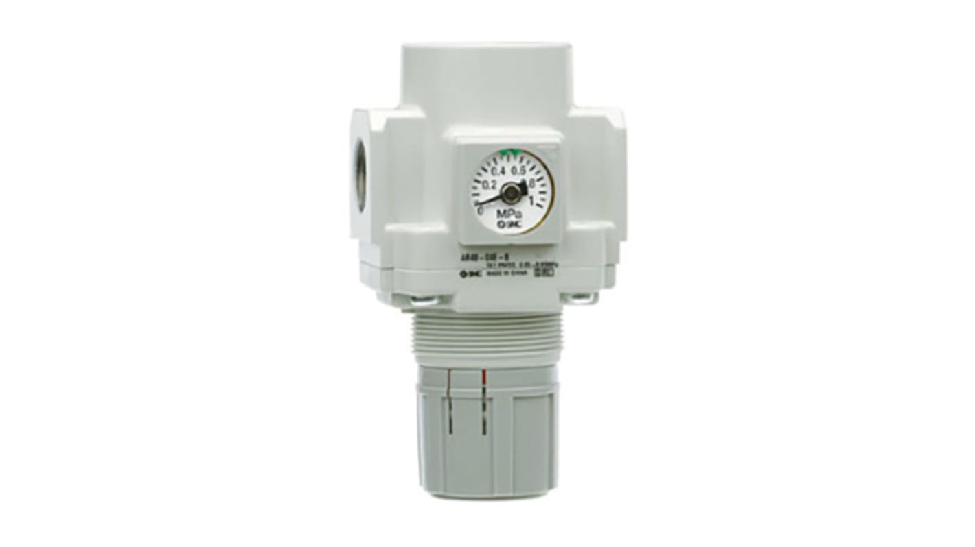 Regolatore pneumatico SMC, attacco G 1/8, 0.02MPa → 0.2MPa