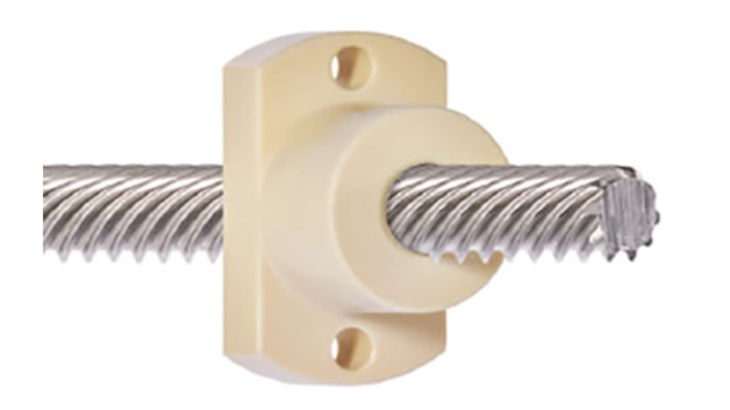 DSTJFRM131315DS6.35x2.54 Igus Flanged Round Nut For Lead Screw, For Shaft Dia. 6.35mm RS