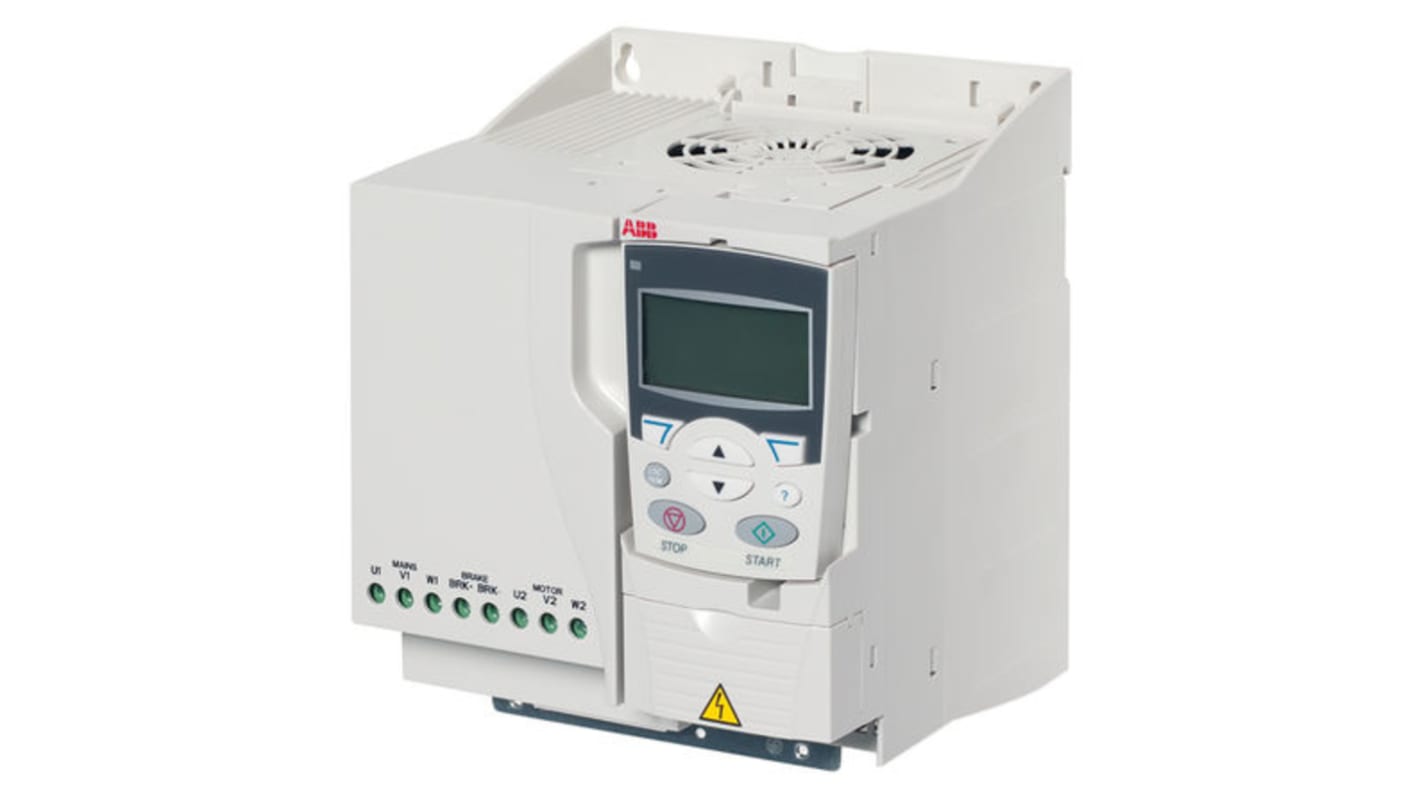 ABB Inverter Drive, 7.5 kW, 3 Phase, 400 V ac, 15.6 A, ACS355 Series