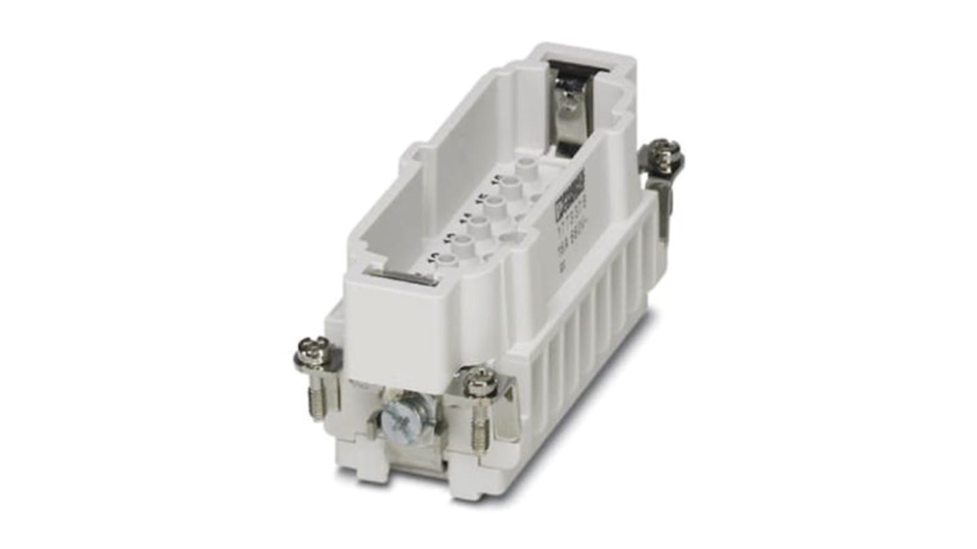 Phoenix Contact 5.08mm Pitch 4 Way Pluggable Terminal Block, Plug, Spring Cage Termination