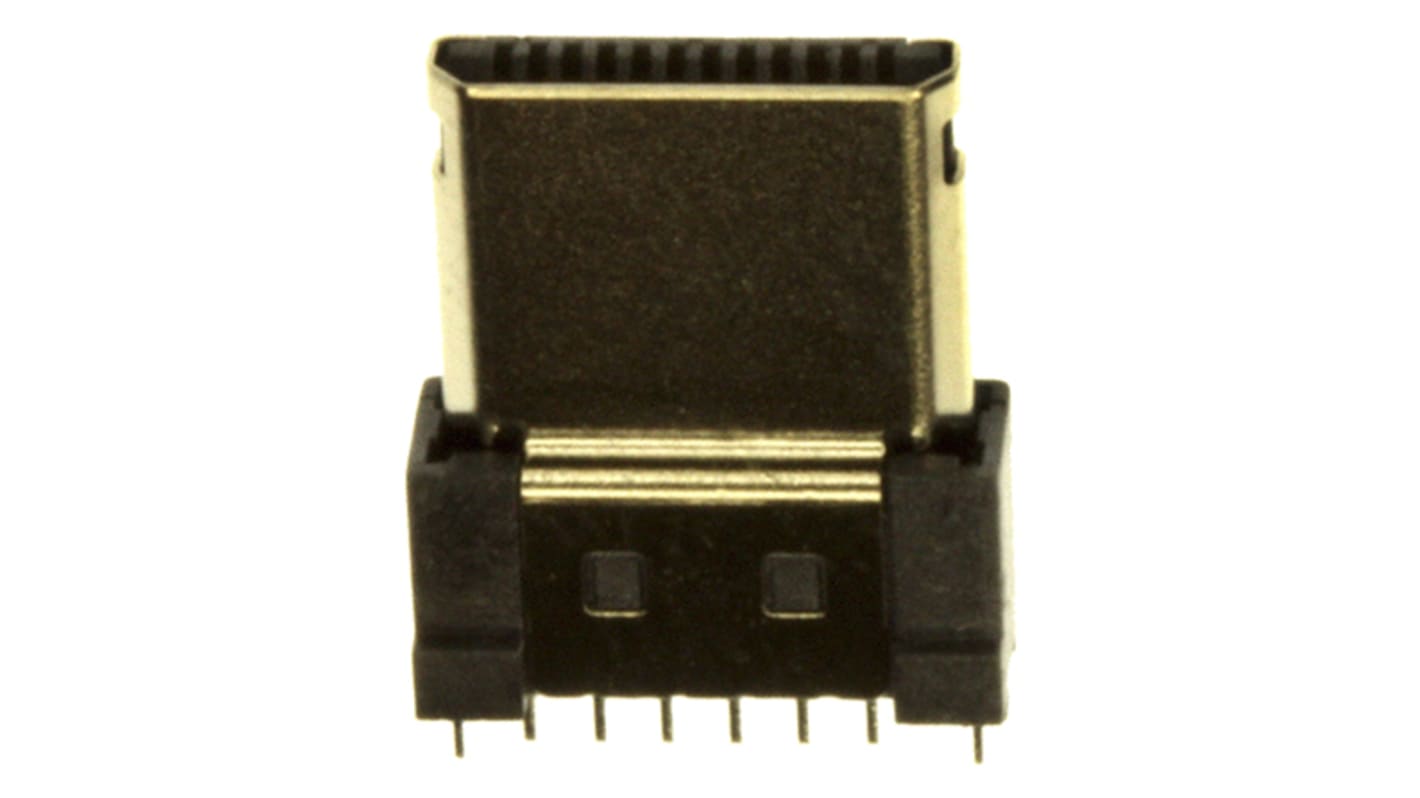 Złącze wielokierunkowe 12 -pinowe raster: 0.5mm Prosty Montaż na kablu