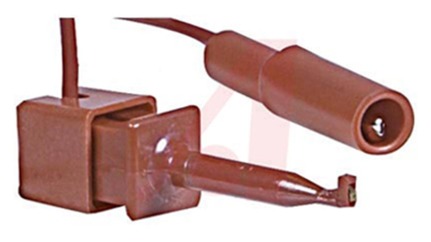 Cable de prueba Mueller Electric de color Rojo, 300V, 5A, 0.9m