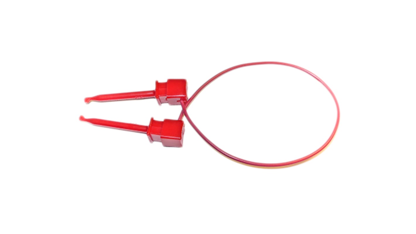 Cable de prueba Mueller Electric de color Rojo, 300V, 5A, 0.9m