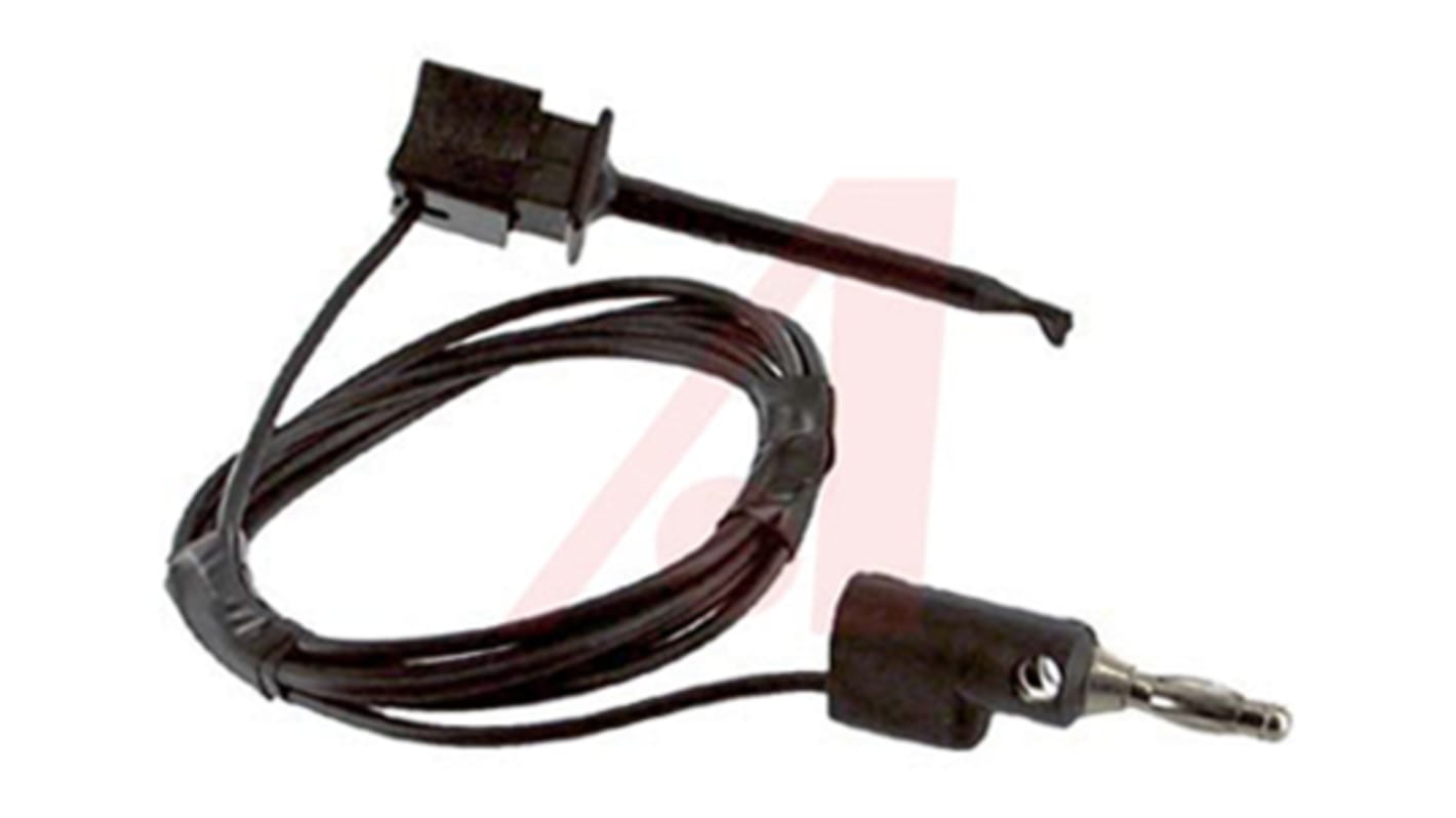 Mueller Electric Messleitung Stecker, Schwarz PVC-isoliert 0.9m, 300V / 5A