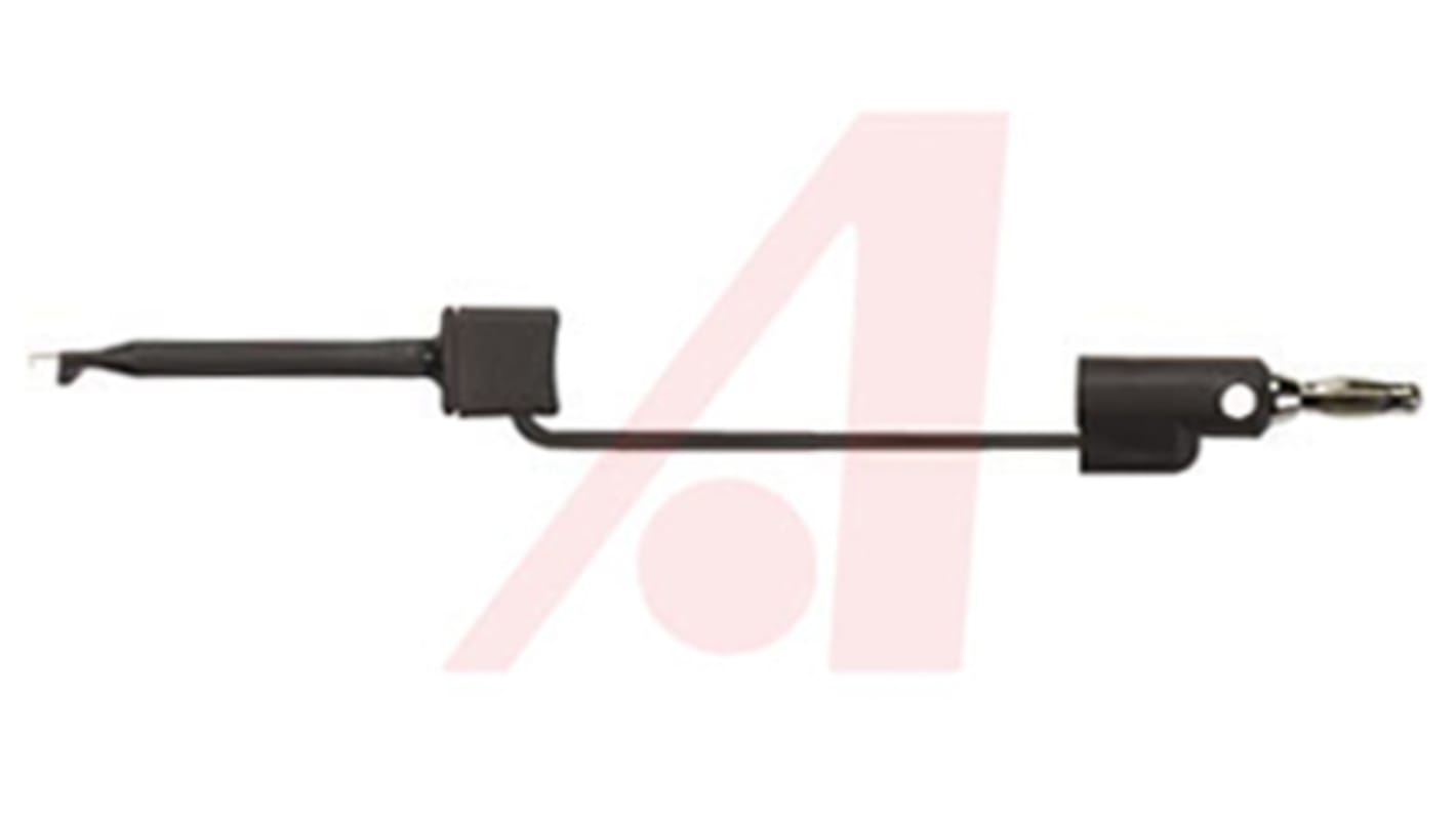 Mueller Electric tesztkábel 5A, 300V, A csatl.: dugasz, Fekete, 0.6m, -25 → +105 °C