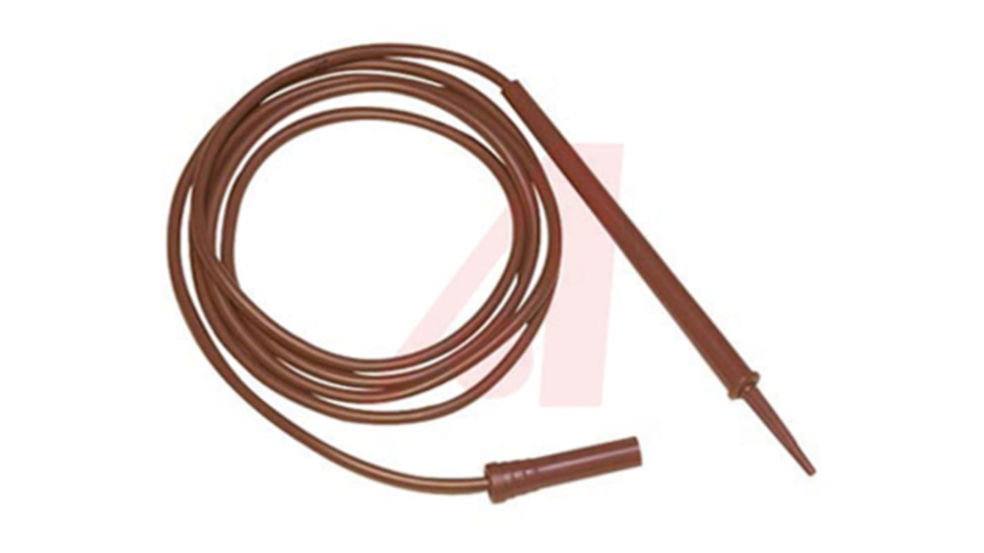 Mueller Electric Test lead, 6.5A, 3kV, Red, 1.2m Lead Length