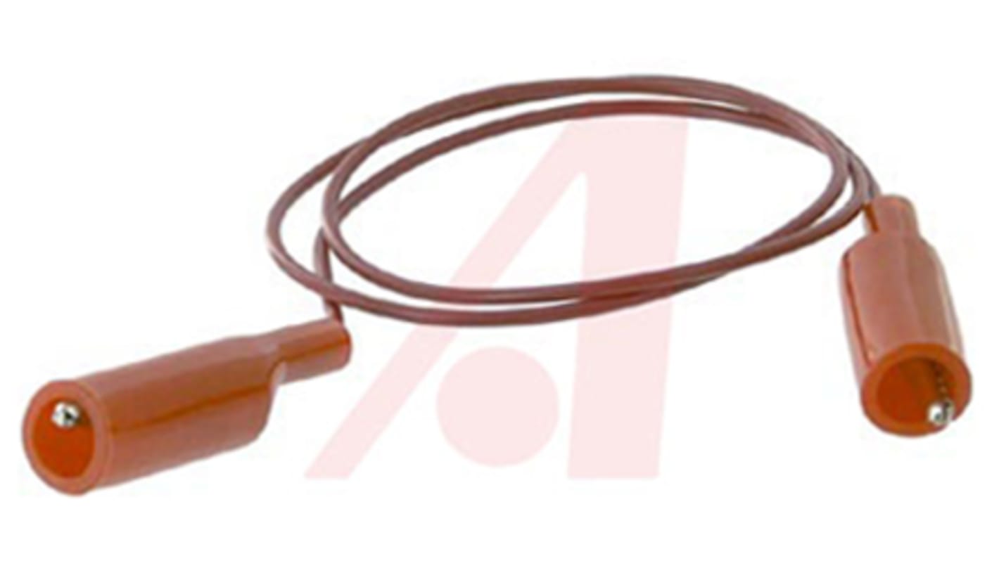 Mueller Electric Krokodilklemmenkabel, Rot PVC-isoliert 600mm, 300V / 10A