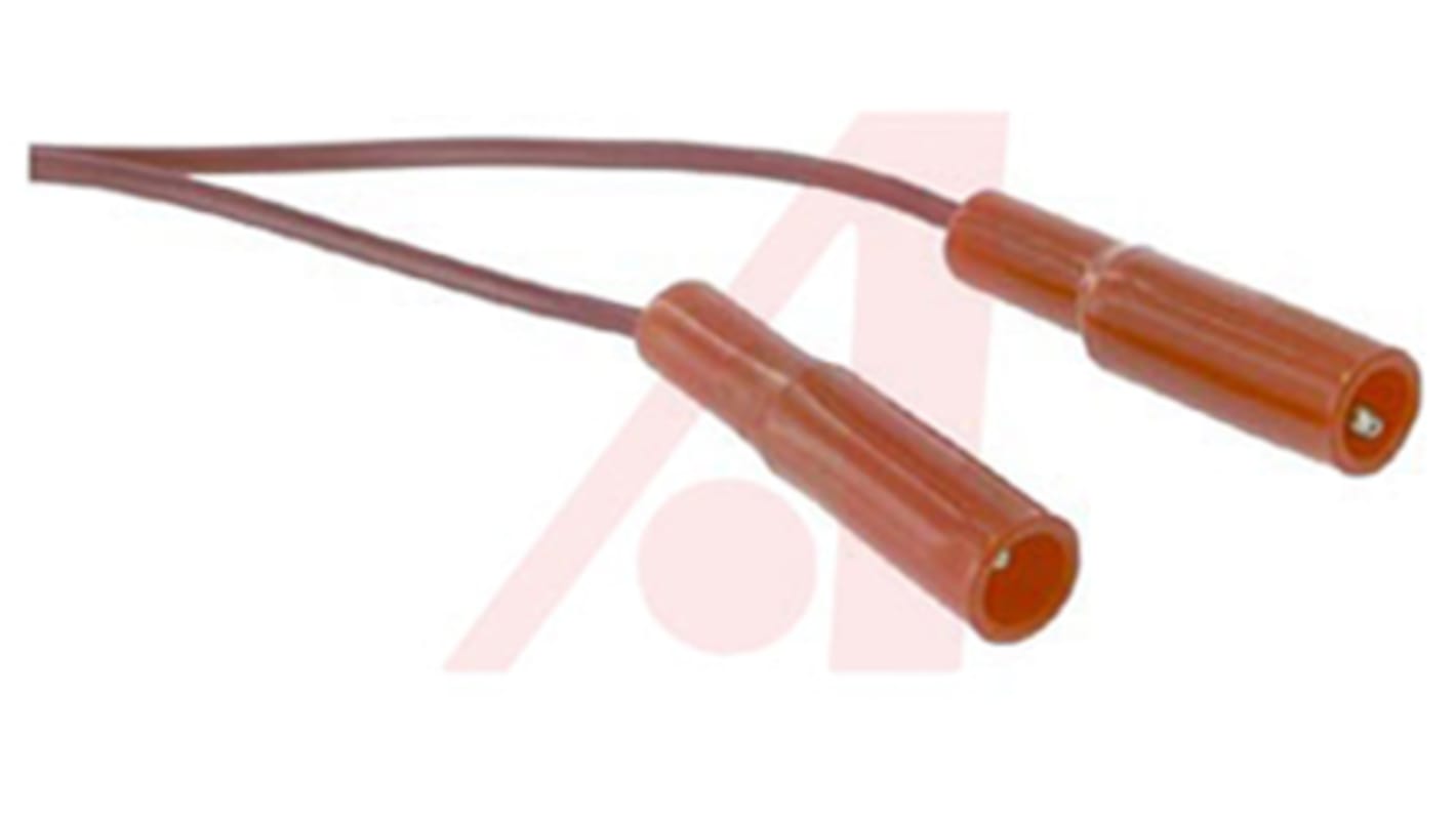 5A Red Test lead, 300V ac Rating - 0.6m Length