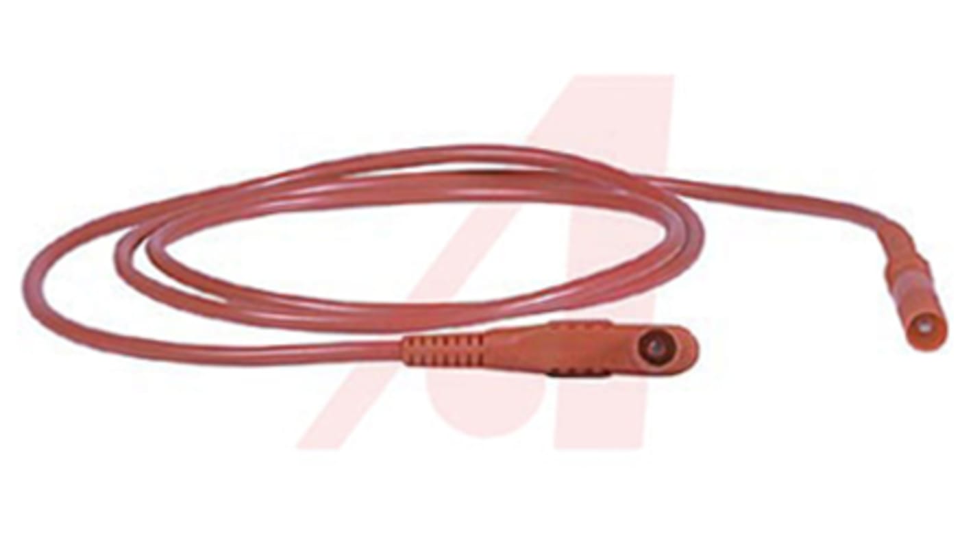 Cordon de test 4mm Mueller Electric, Rouge, 20A, 1kV, long. 1m