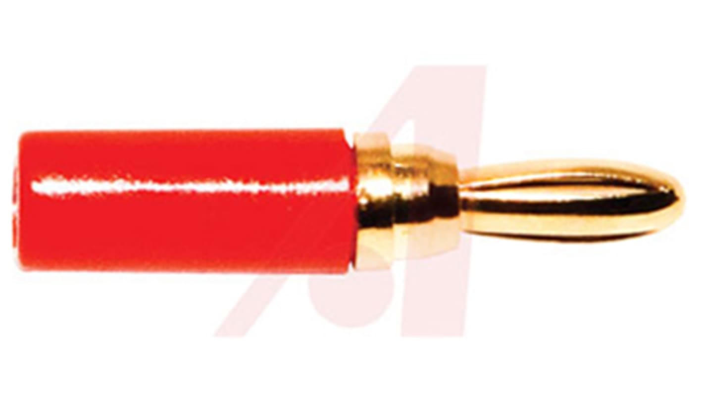 Mueller Electric Red Male Banana Plug, 5A