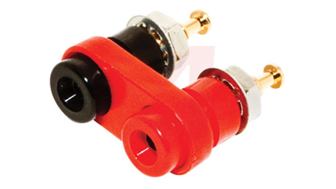 Conector hembra para pruebas Hembra, 5A, Rojo