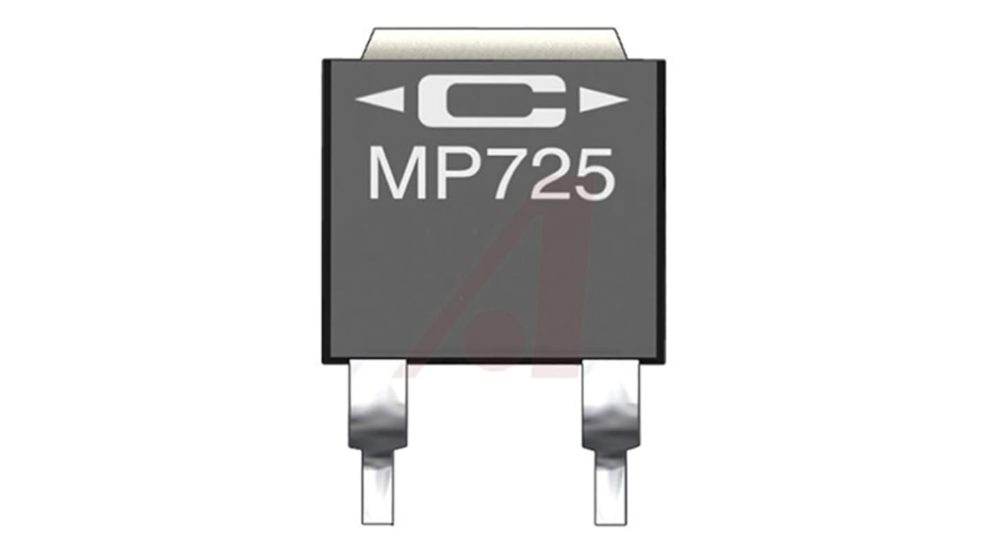 Rezistor SMD 75Ω ±1% 25W Kovová fólie, DPAK Caddock, řada: MP725