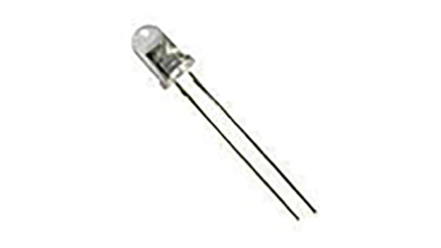 Lumex IR-Diode, 5 mm (T-1 3/4) 120mW, 940nm, 120mW/sr, ±10°, 2-Pin, Durchsteckmontage