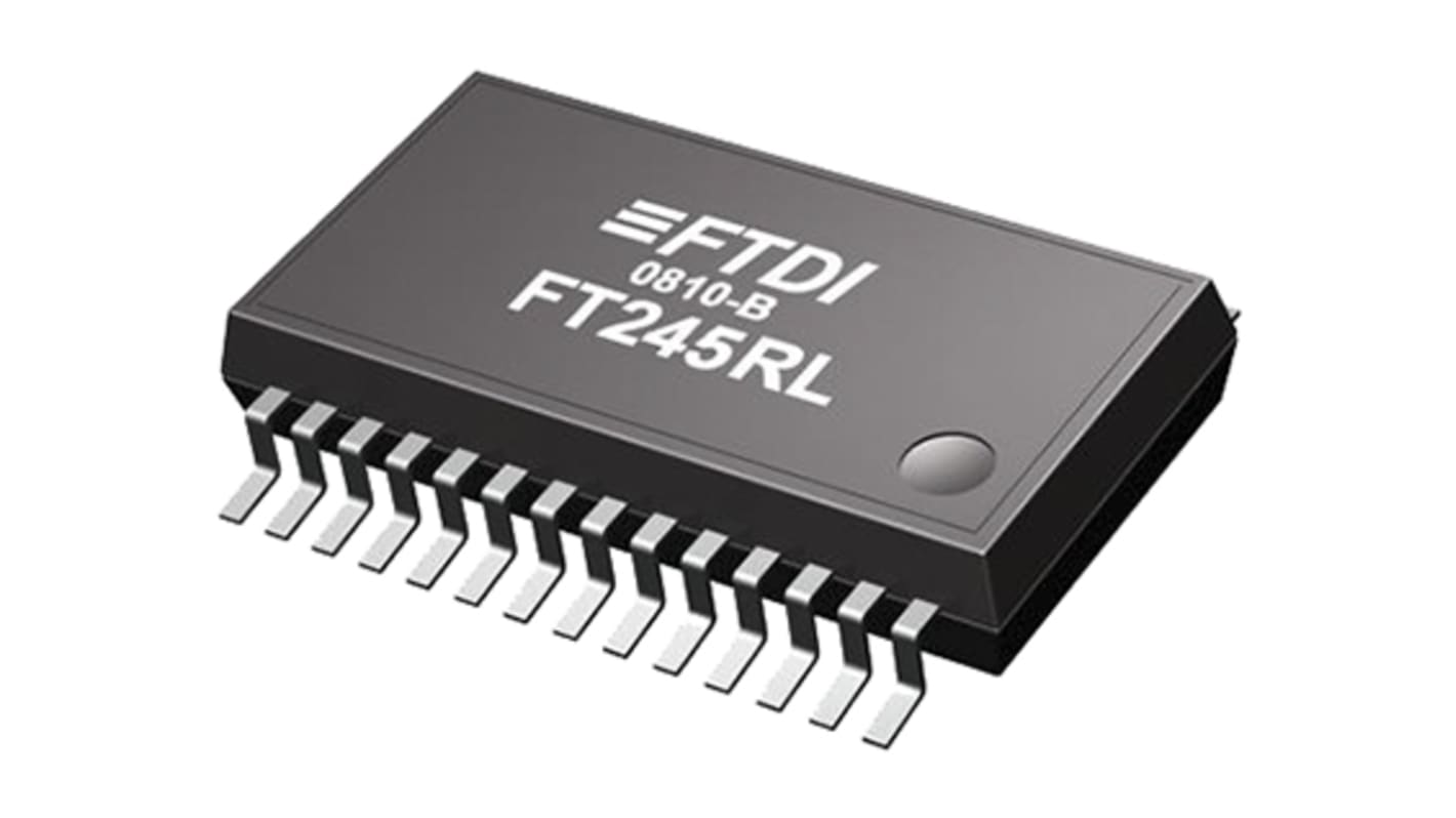 FTDI Chip USB-Controller, 1Mbit/s Controller-IC USB 2.0 Single 28-Pin (1,8 bis 5,25 V), SSOP