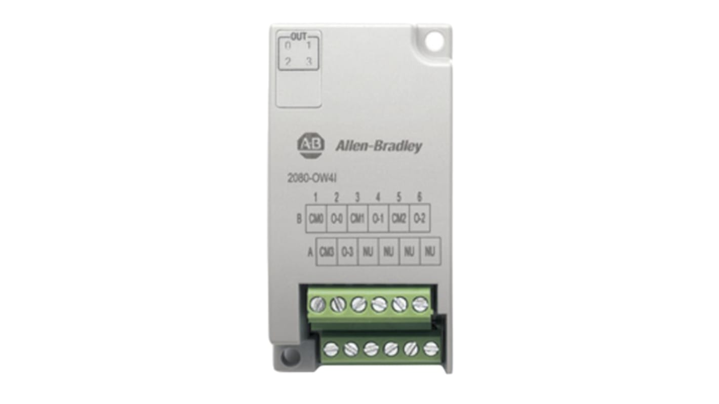 Allen Bradley Guardmaster NX Ausgangsmodul für Micro820, Micro830, Micro850 / 4 x, 62 x 31,5 x 25,3 mm