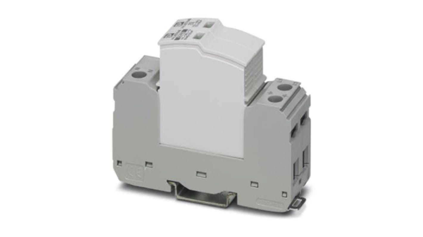 Phoenix Contact 1 Phase Surge Protector, 1.2kV, DIN Rail Mount