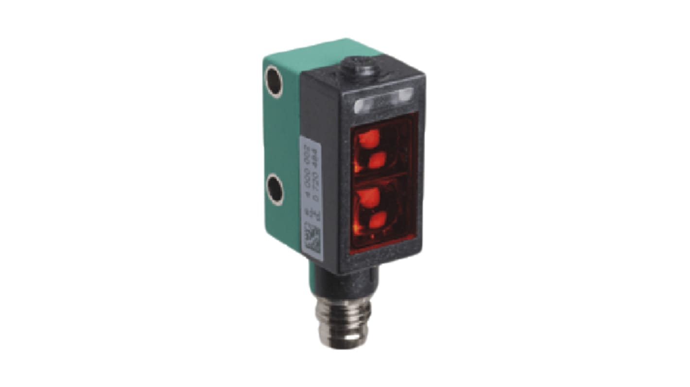 Pepperl + Fuchs Background Suppression Photoelectric Sensor, Block Sensor, 18 mm → 120 mm Detection Range