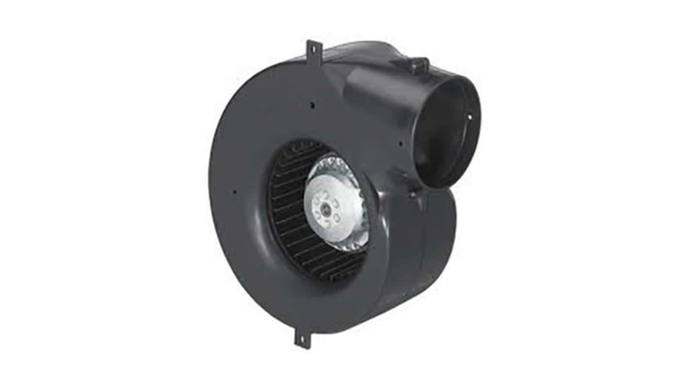 Ametek Microjammer 3.3" Series Centrifugal Fan, 24 V dc, 12.74m³/h, DC Operation, 112.2 x 83.6 x 69.7mm