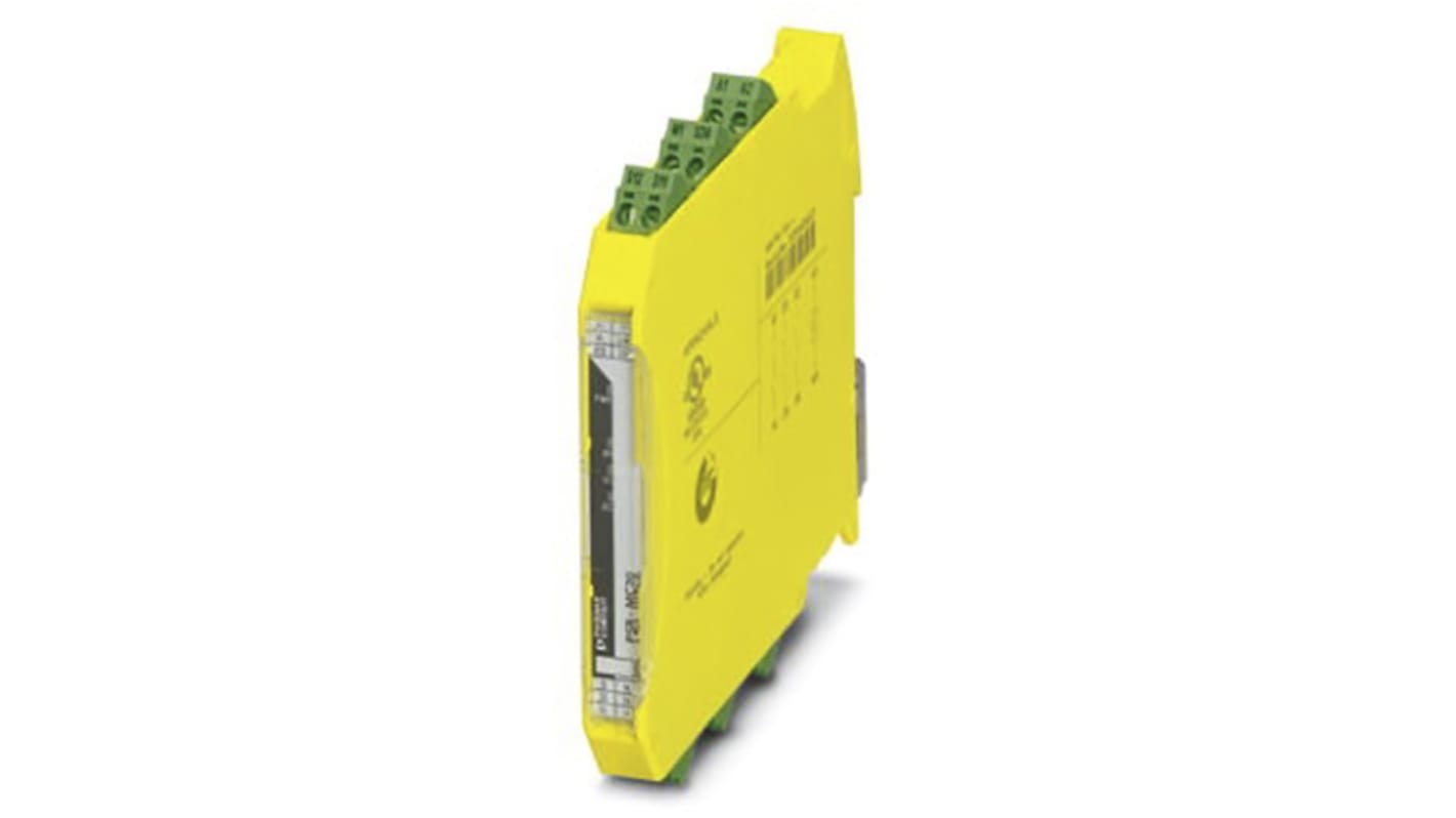 Phoenix Contact Dual-Channel Safety Switch/Interlock Safety Relay, 24V dc, 3 Safety Contacts