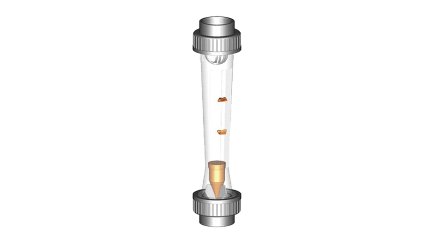 Débitmètre Georg Fischer pour Liquides, 300 L/h à 3 000 l/h Prise femelle DN40