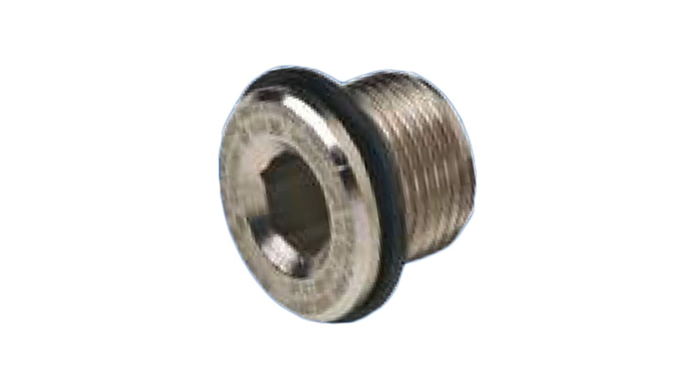 Moflash Blanking Plug, M20, Brass, 25mm Diameter, Threaded