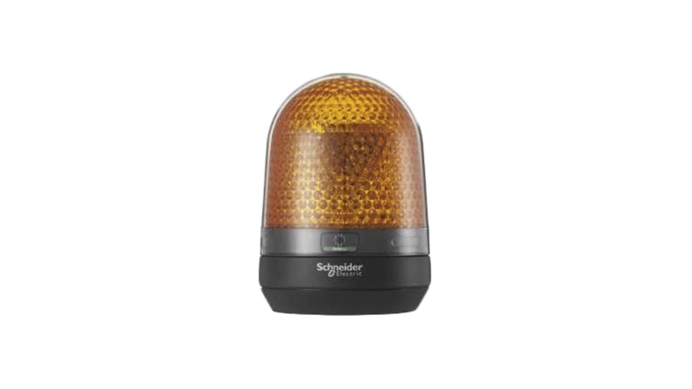 Schneider Electric Harmony XVR Series Amber Multiple Effect Beacon, 48 V dc, Base Mount, LED Bulb, IP23, IP65