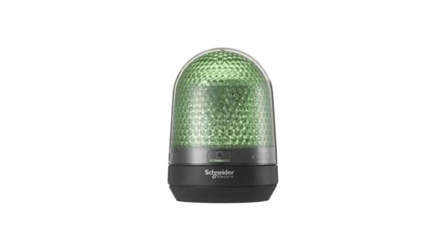 Schneider Electric Harmony XVR Series Green Buzzer Beacon, 100 → 230 V ac, IP23, Base Mount, 90dB at 1 Metre