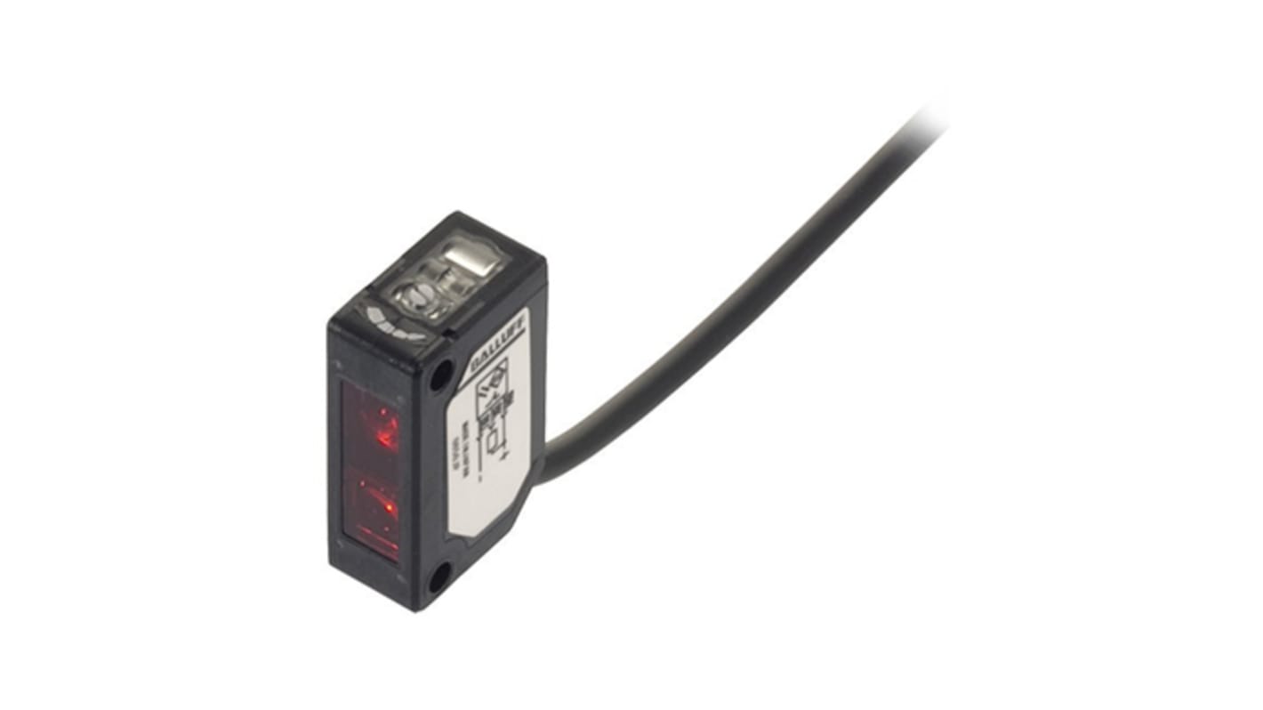 BALLUFF Diffuse Photoelectric Sensor, Block Sensor, 40 mm → 200 mm Detection Range