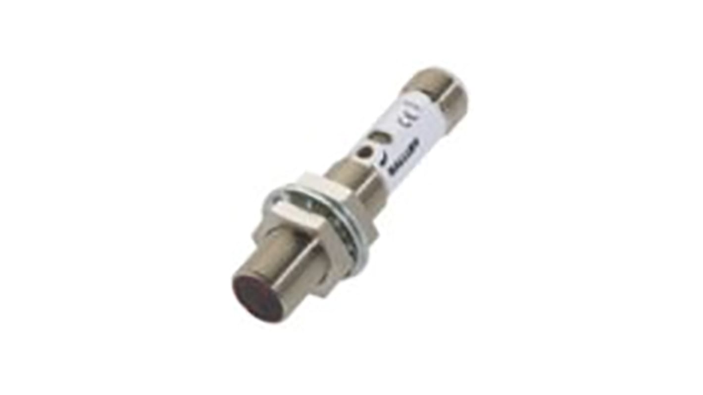 Fotocélula de cuerpo cilíndrico BALLUFF, Sistema Barrera de Luz, alcance 8 m, salida PNP, Conector Cableado M12, IP67