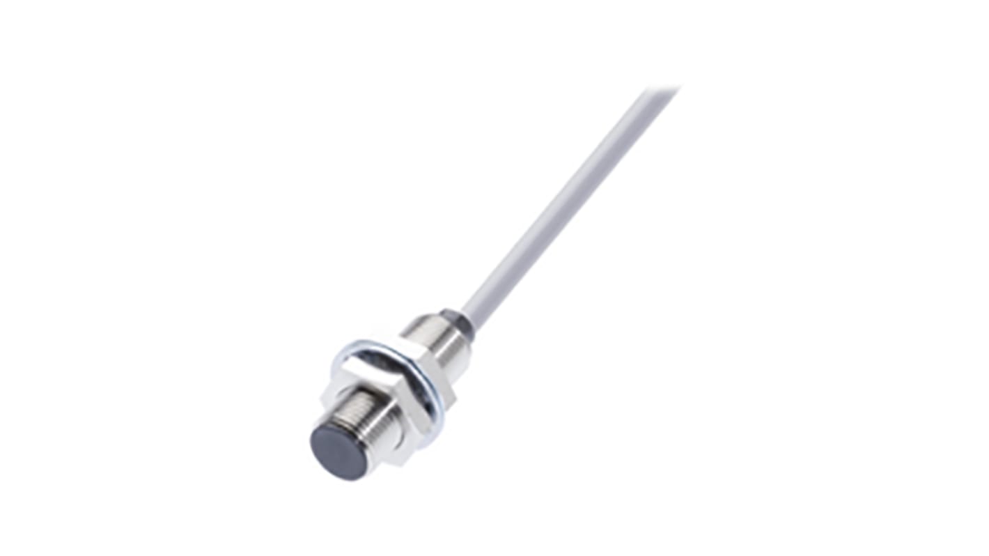 BALLUFF Inductive Barrel-Style Proximity Sensor, M12 x 1, 2 mm Detection, PNP Output, 10 → 30 V dc, IP67