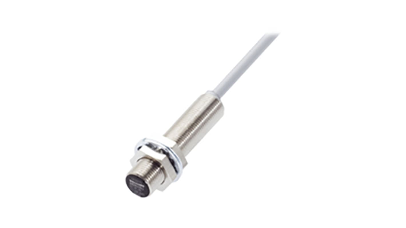 BALLUFF Inductive Barrel-Style Proximity Sensor, M12 x 1, 2 mm Detection, PNP Output, 12 → 30 V dc, IP68