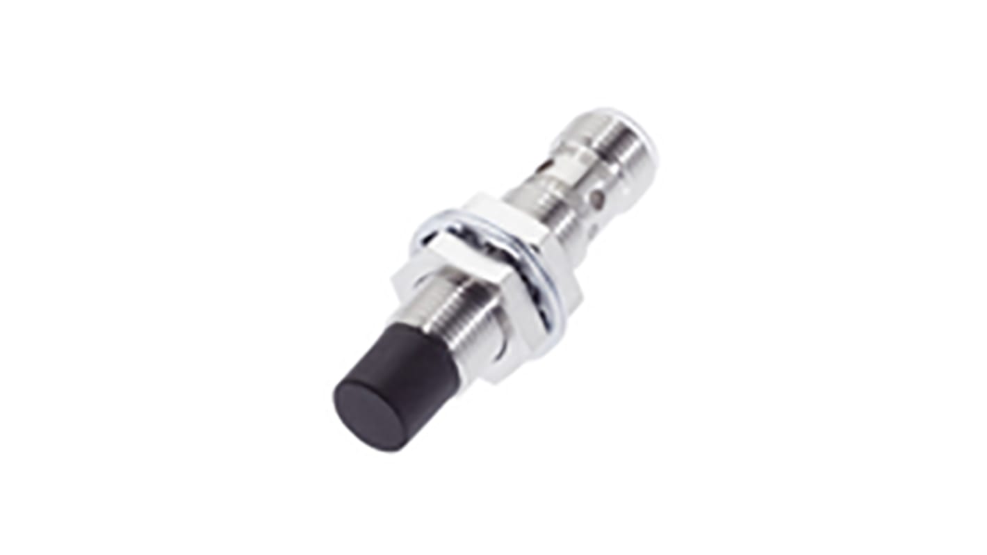 BALLUFF Inductive Barrel-Style Proximity Sensor, M12 x 1, 8 mm Detection, PNP Output, 10 → 30 V dc, IP68