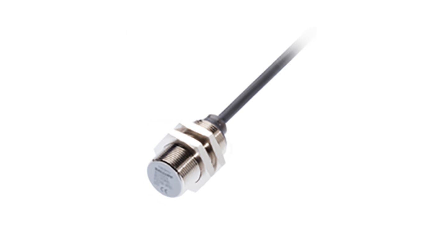 BALLUFF Inductive Barrel-Style Proximity Sensor, M18 x 1, 8 mm Detection, PNP Output, 10 → 30 V dc, IP67