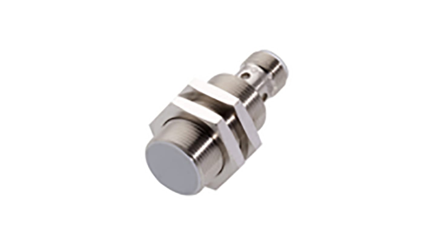 BALLUFF Inductive Barrel-Style Proximity Sensor, M18 x 1, 5 mm Detection, PNP Output, 10 → 30 V dc, IP67